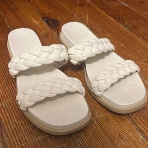 Cream/off white Breaded Sandals